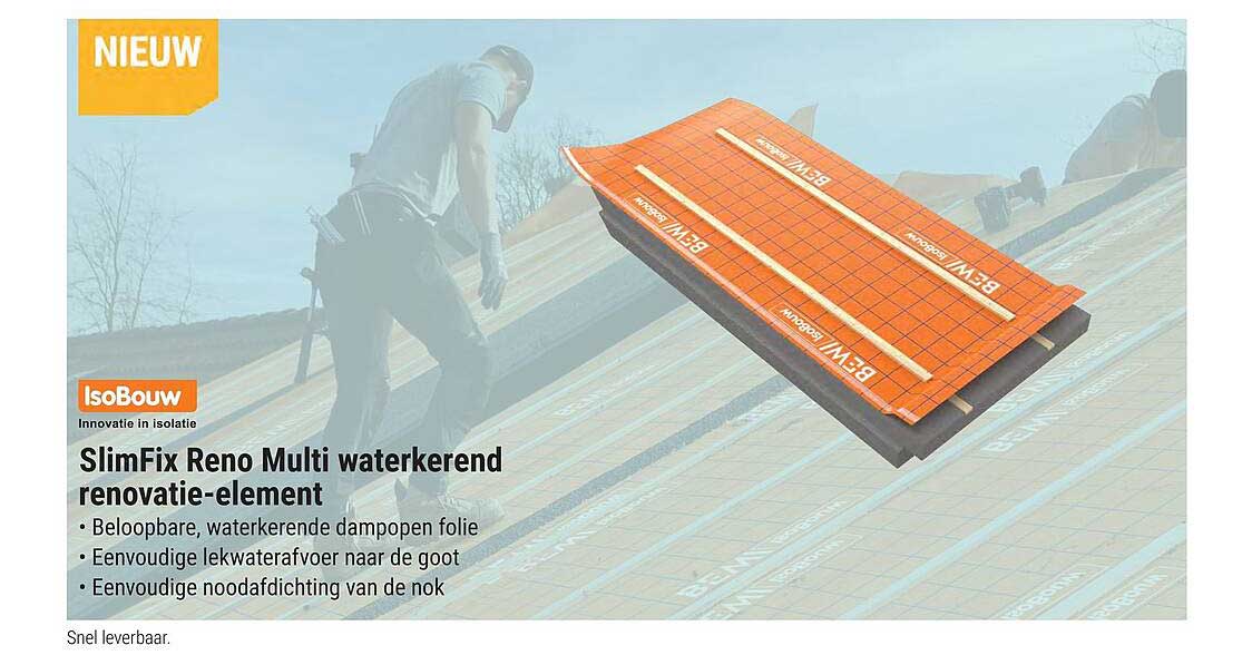 SlimFix Reno Multi waterkerend renovatie-element