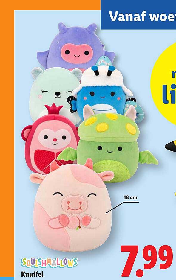 Squishmallows Knuffel 18 cm