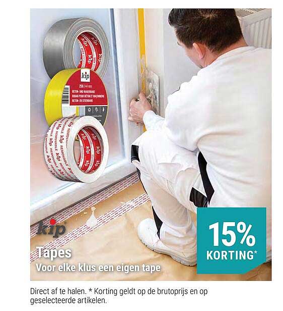 Tapes Voor elke klus een eigen tape 15% KORTING*