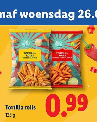 Tortilla rolls 125 g