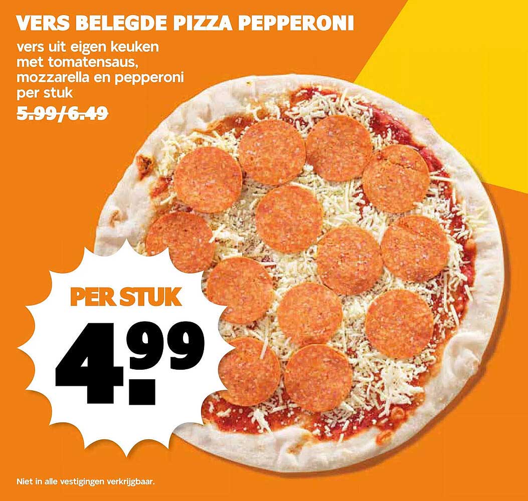 VERS BELEGDE PIZZA PEPPERONI
