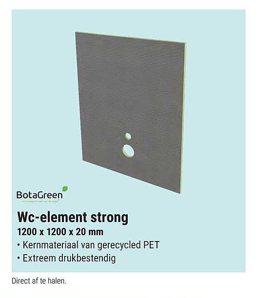 Wc-element strong 1200 x 1200 x 20 mm