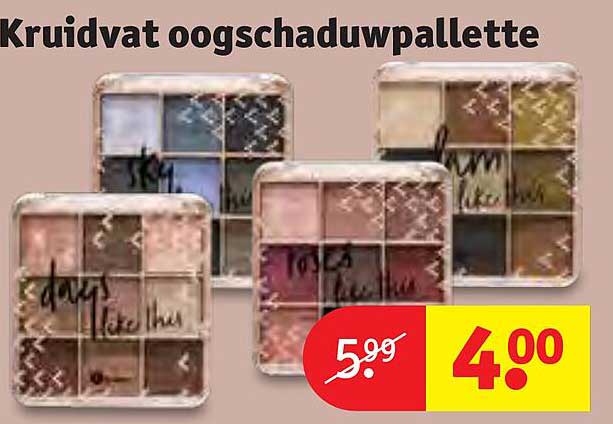 Kruidvat oogschaduwpalette
