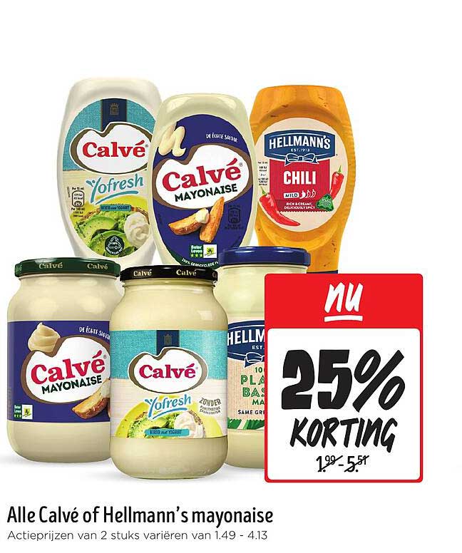 Alle Calvé of Hellmann’s mayonaise
