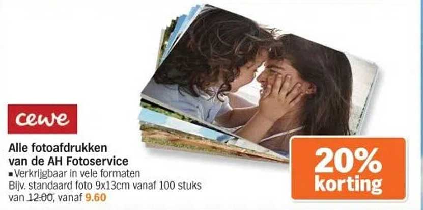 Alle fotoafdrukken van de AH Fotoservice