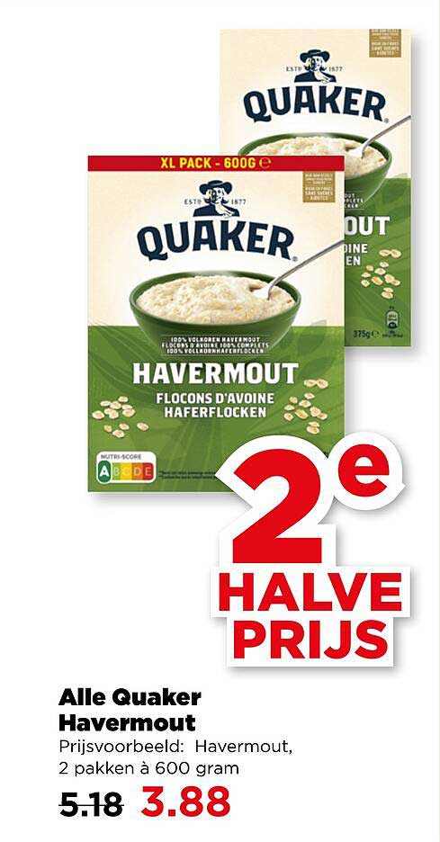 Alle Quaker Havermout