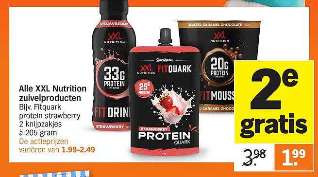 Alle XXL Nutrition zuivelproducten