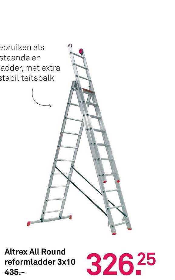 Altrex All Round reformladder 3x10
