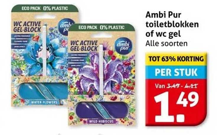 Ambi Pur toiletblokken of wc gel