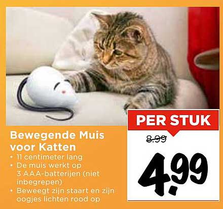 Bewegende Muis voor Katten