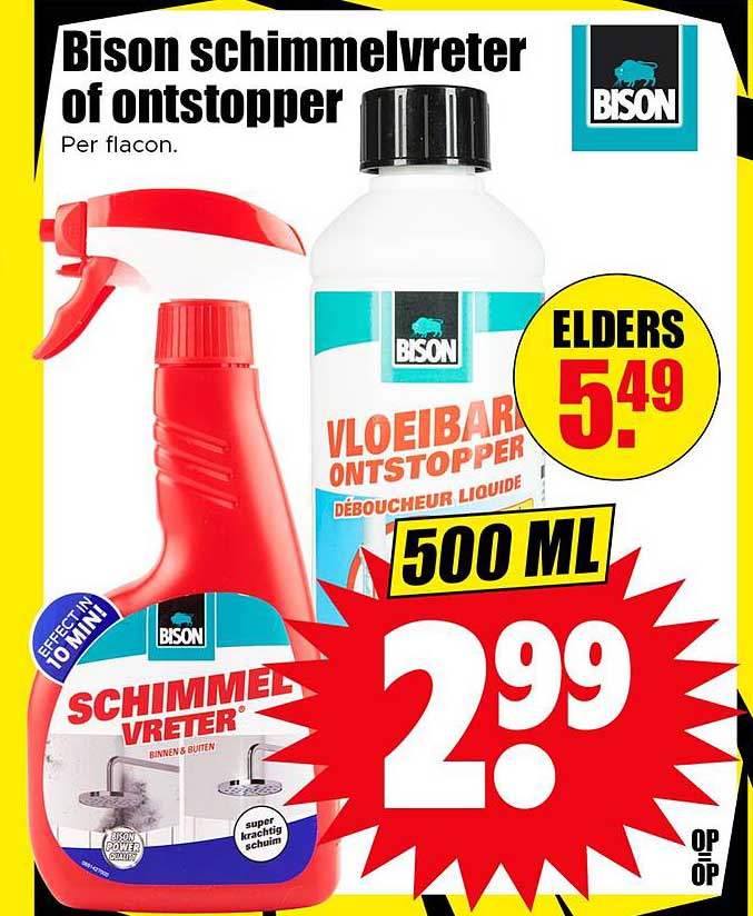 Bison schimmelvreter of ontstopper