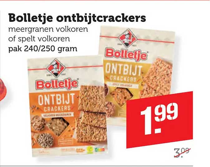 Bolletje ontbijtcrackers