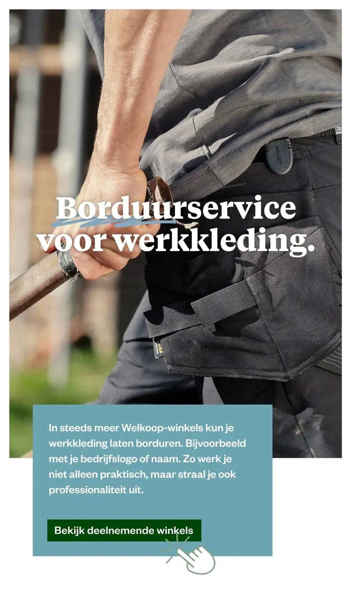 Borduurservice voor werkkleding.