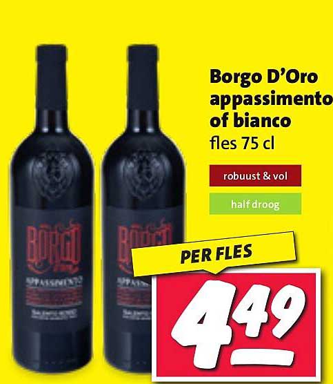 Borgo D’Oro appassimento of bianco fles 75 cl