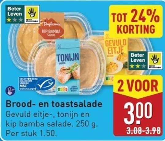 Brood- en toastsalade