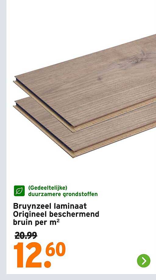 Bruynzeel laminaat Origineel beschermend bruin per m²