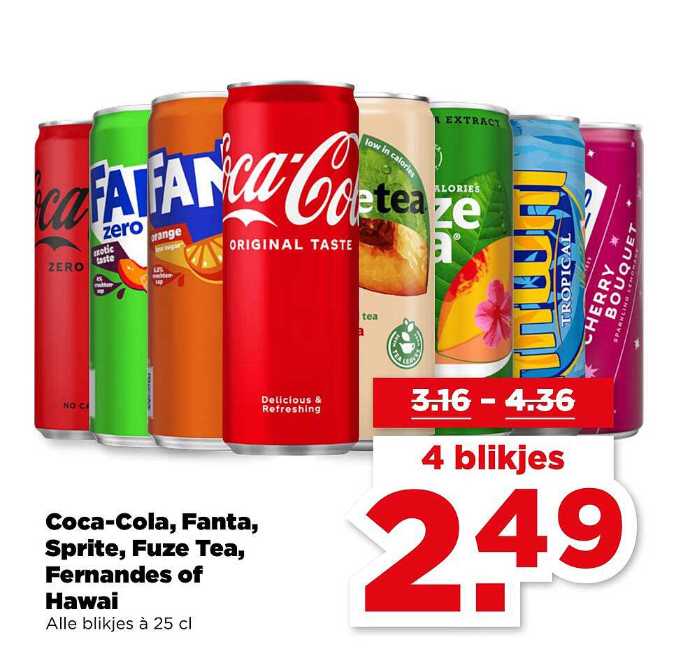 Coca-Cola, Fanta, Sprite, Fuze Tea, Fernandes of Hawai
