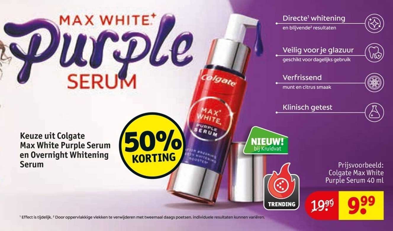 Colgate Max White Purple Serum 40 ml