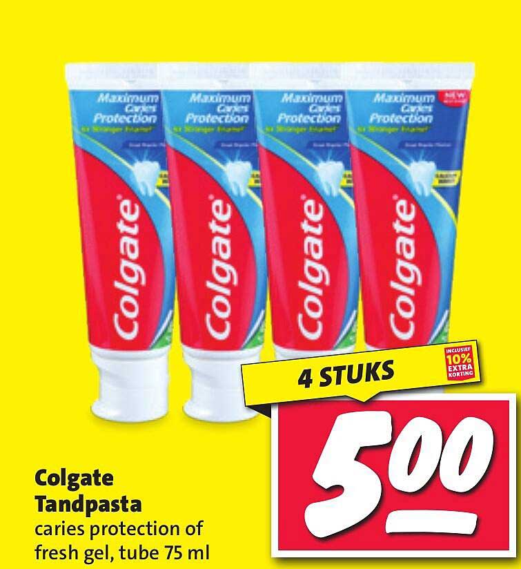 Colgate Tandpasta caries protection of fresh gel, tube 75 ml