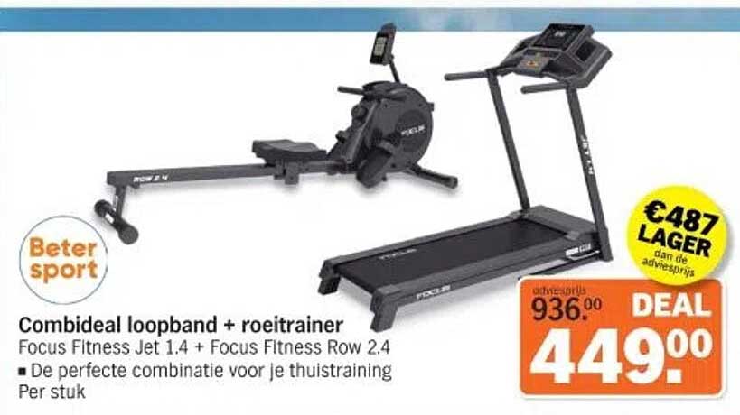 Combi deal loopband + roeitainer