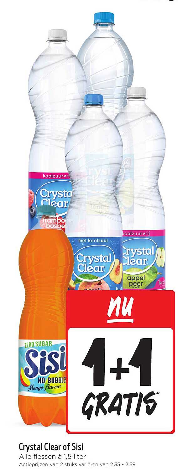 Crystal Clear of Sisi - 1+1 GRATIS