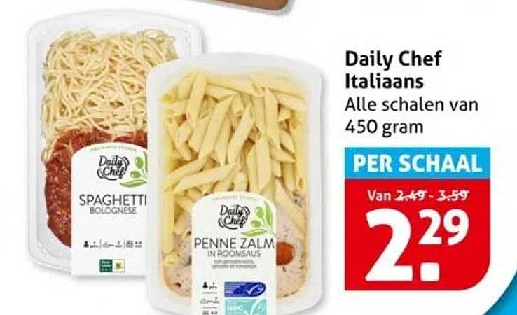 Daily Chef Italiaans Alle schalen van 450 gram