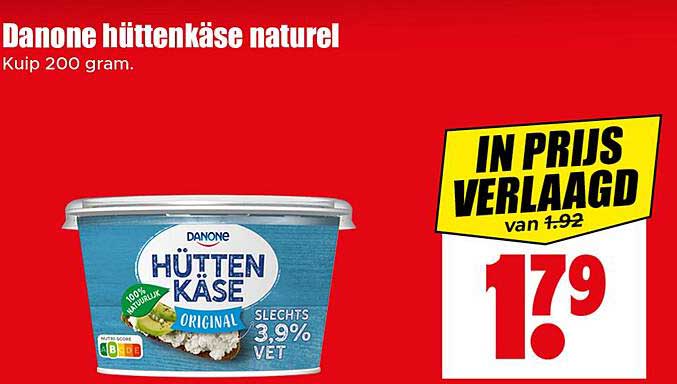Danone hüttenkäse naturel