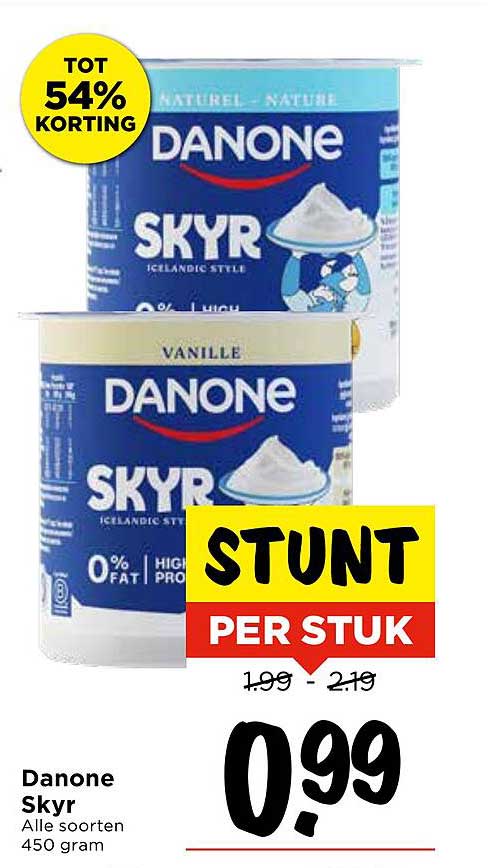Danone Skyr - Alle soorten 450 gram