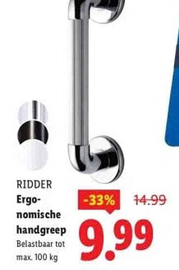 Ergonomische handgreep