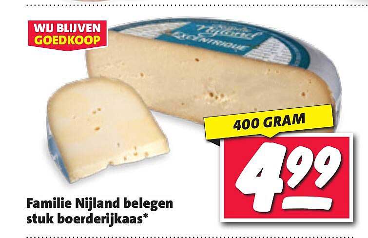Familie Nijland belegen stuk boerderijkaas*