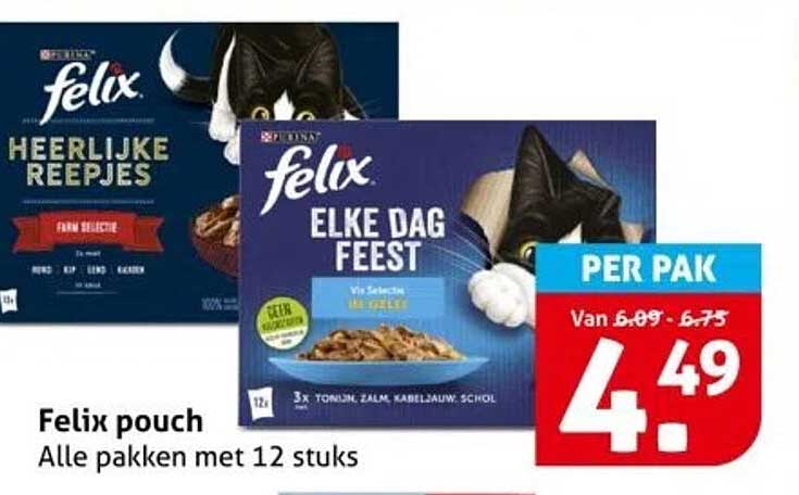 Felix pouch - Alle pakken met 12 stuks