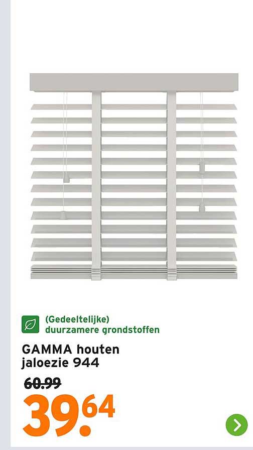 GAMMA houten jalozie 944