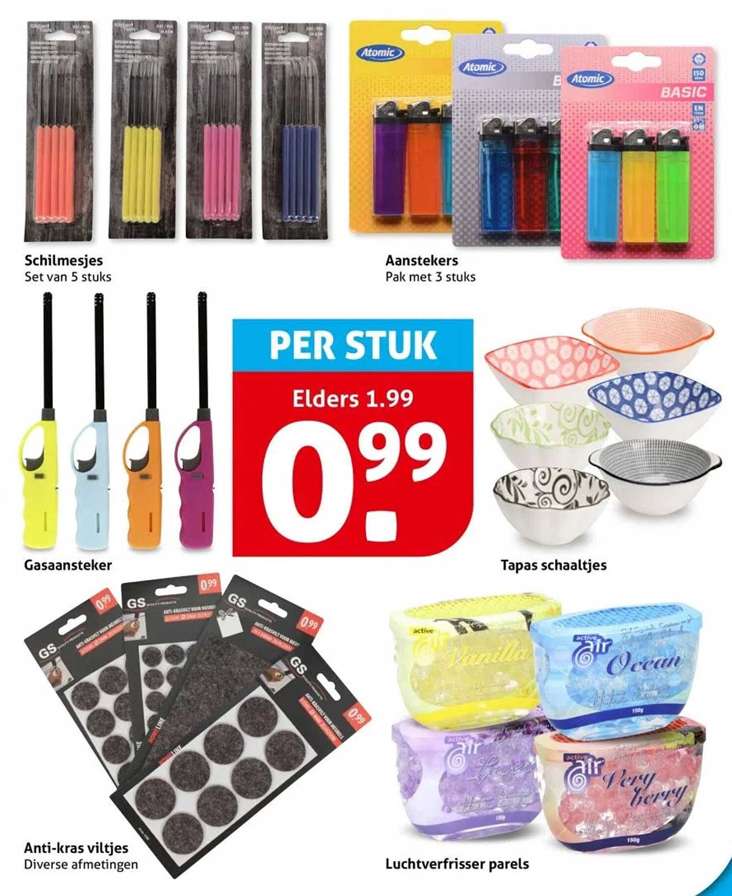 Gasaansteker - PER STUK