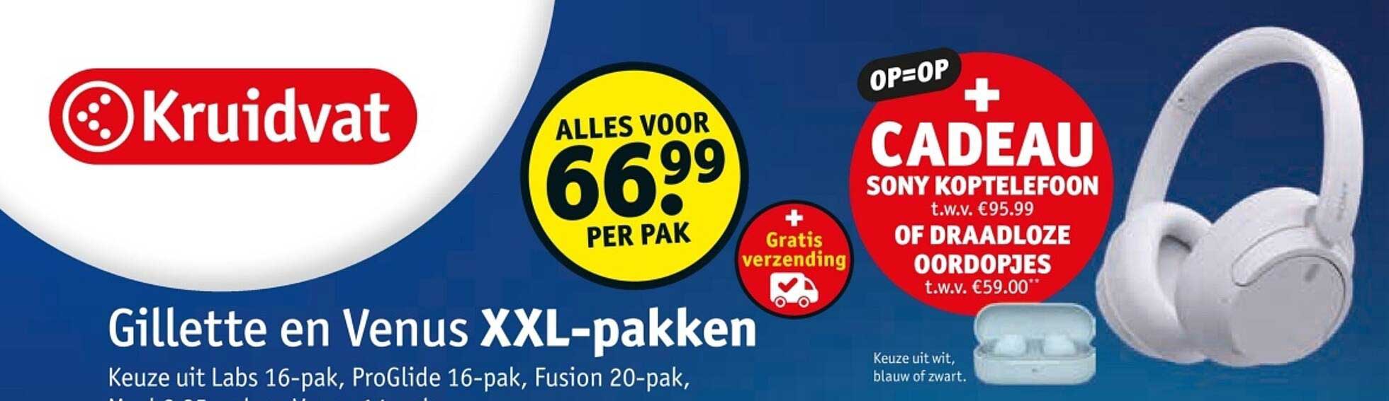 Gillette en Venus XXL-pakken