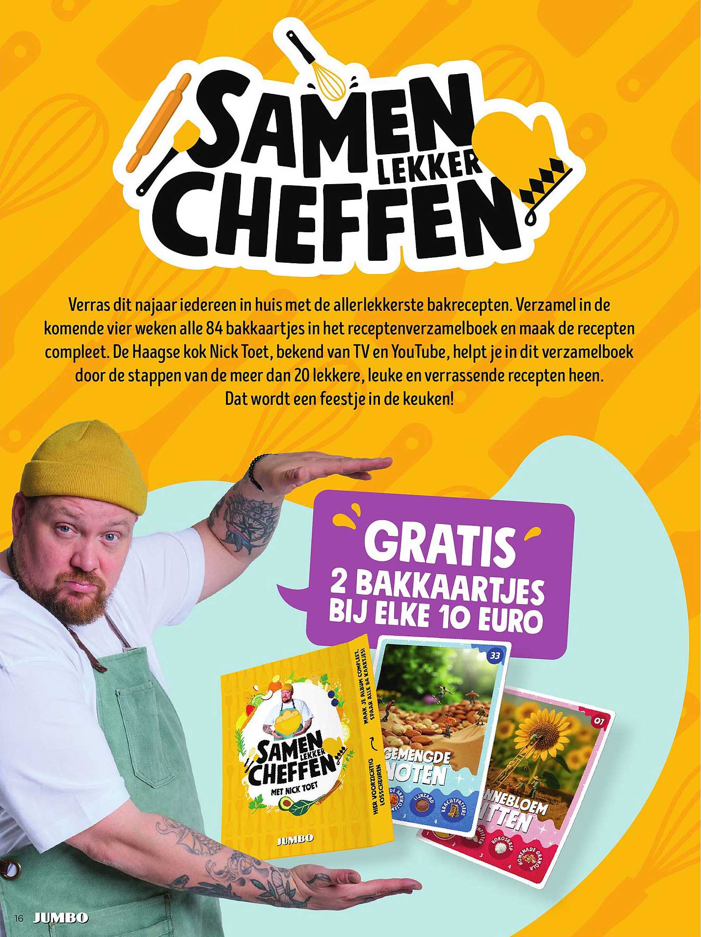 Gratis 2 bakkartjes bij elke 10 euro