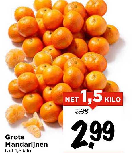 Grote Mandarijnen Net 1,5 kilo