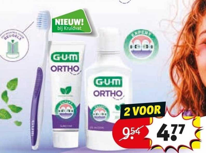 GUM ORTHO - 2 VOOR 4,77