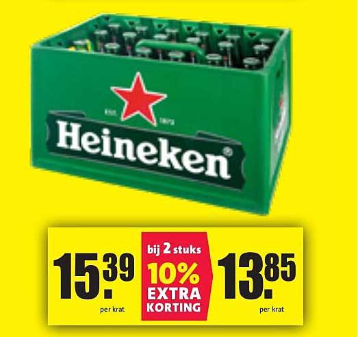 Heineken Krat aanbieding