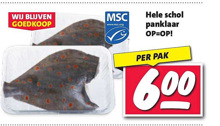 Hele schol panko klaar OP=OP!