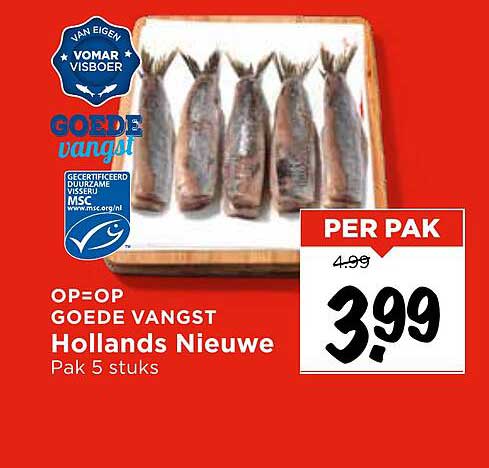 Hollands Nieuwe Pak 5 stuks