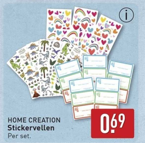 HOME CREATION Stickervellen
