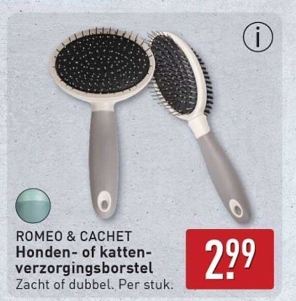 Honden- of katten-verzorgingsborstel