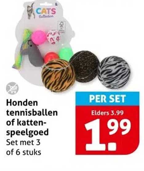 Honden tennisballen of katten-speelgoed