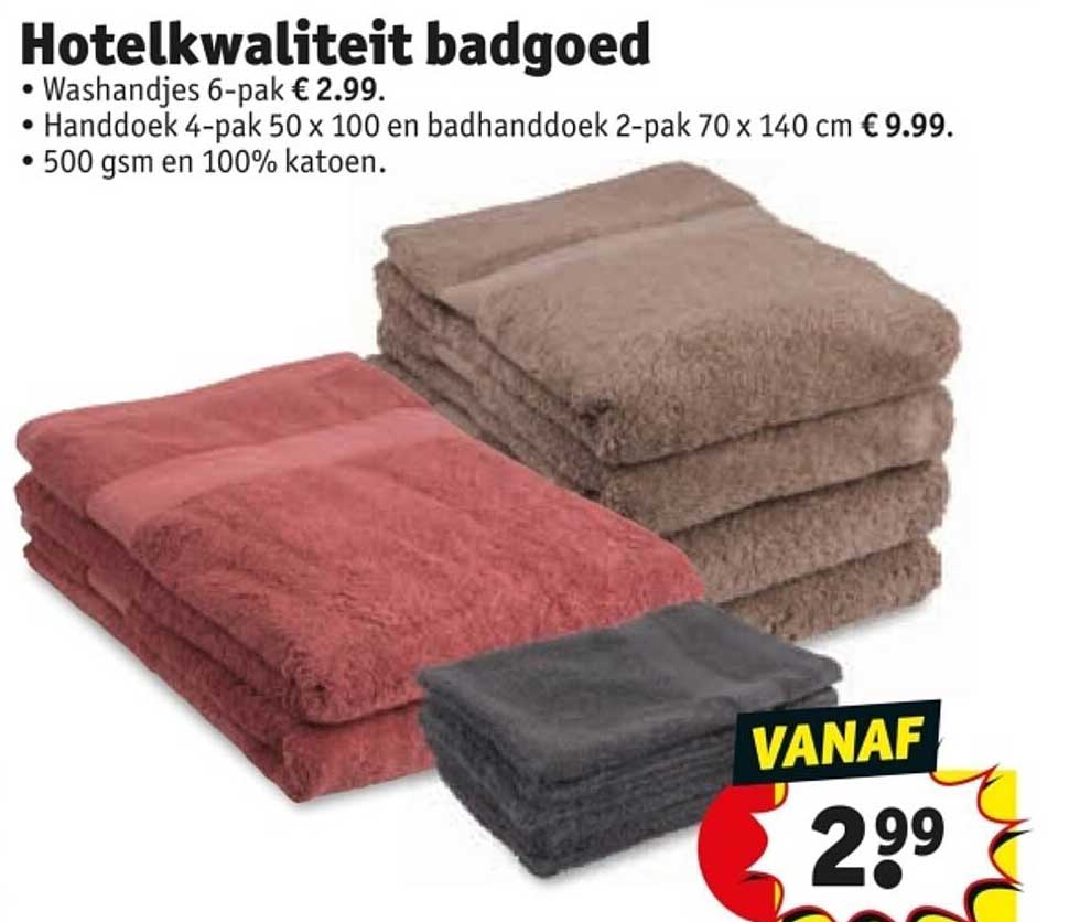 Hotelkwaliteit badgoed