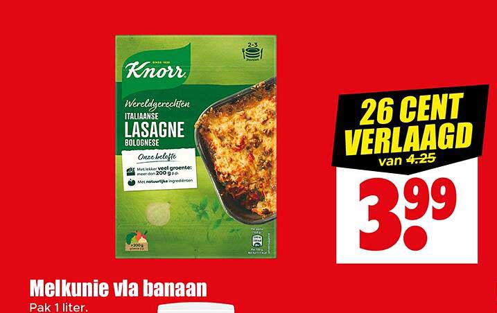 Knorr Italiaanse Lasagne Bolognese