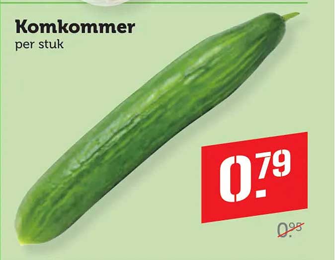 Komkommer per stuk