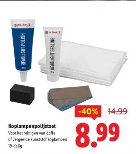Koplampenpolijstset