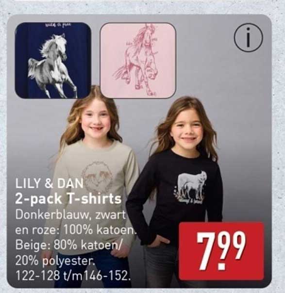 LILY & DAN 2-pack T-shirts