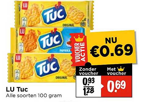 LU Tuc Alle soorten 100 gram