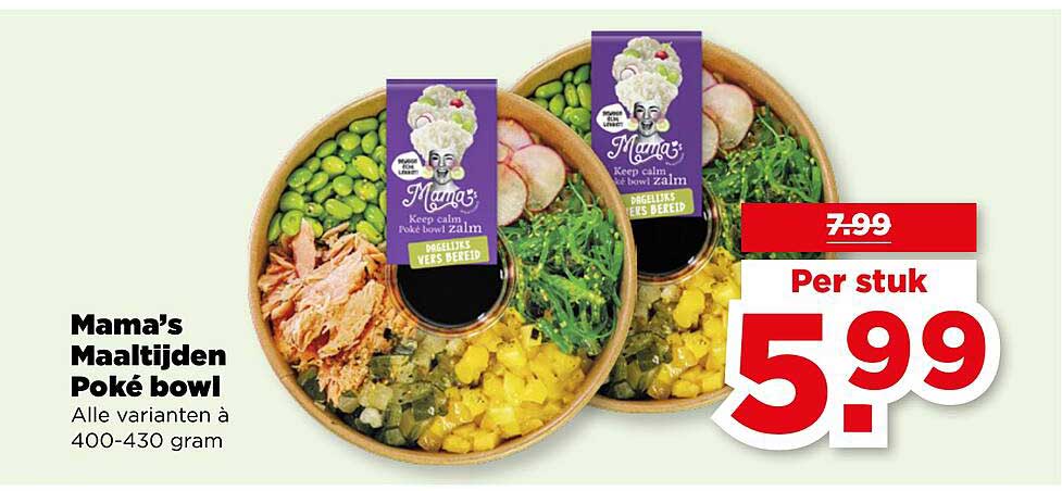 Mama's Maaltijden Poké bowl
